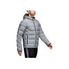 adidas Logo Hooded Warm Casual Outdoor Down Jacket Men Outerwear Medium-Hemp-Grey CZ1386