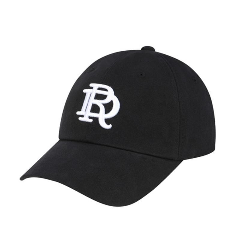ROND&DEMARRER [Unisex] RD Symbol Logo Cotton Ball Cap (Black)
