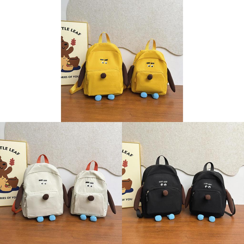 Unisex Kinderrucksack Mit Lustigem Einfarbigem Design Und Nahtdetails Für Die Schule