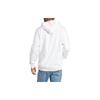 adidas Embossed Polar Fleece Hoodie With Letter Logo Print Long Sleeve Men Hoodies White HY1278