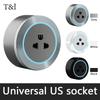 Power Rail Socket, Intelligent Household Kitchen Appliance Socket, New US UK EU FR Standard Wall Power Plug Adapter with USB