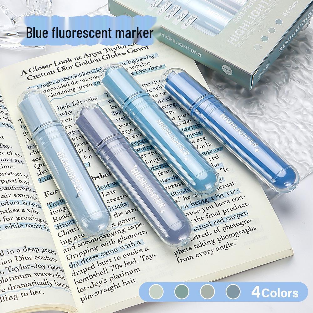 Vibrant Gradient Fluorescent Pen Set for Marking, Doodling, Journaling, Highlighting, and Painting.