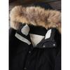 Heavy Weight Good Goods Thickened Waterproof Cold-Resistant Export Tail Goods Men Winter Heattech Big Fur Collar Hooded down Jacket Outwear
