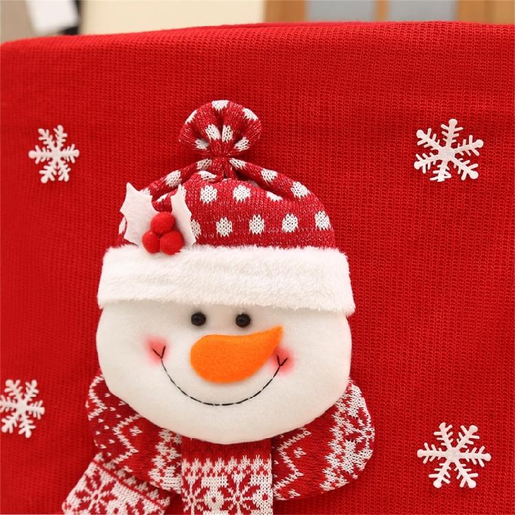 Santa Chair Cover Washable Sturdy Fabric Protects Furniture Easy To Maintain for Christmas Decoration