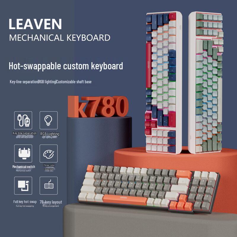K780 RGB Hot-Swappable Gaming Mechanical Keyboard