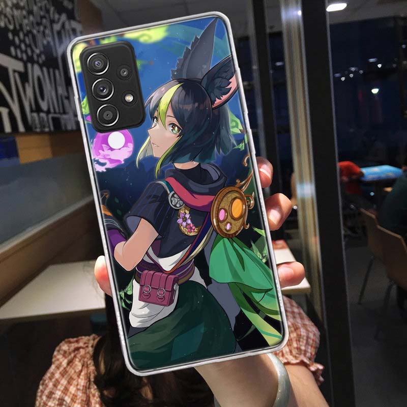 Genshin Impact Tighnari Phone Case for Samsung A54 A57 A37 A17 A14 A15 A12 A24 A34 A55 A35 A25 A52S A07 A05S A04S A22 A32 A72 Ga