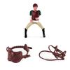 DIY Horse Race Model Horseman Farm stable Animal Figurines Action & Toy Figures ABS Emulation Toys for Children Christmas Gift