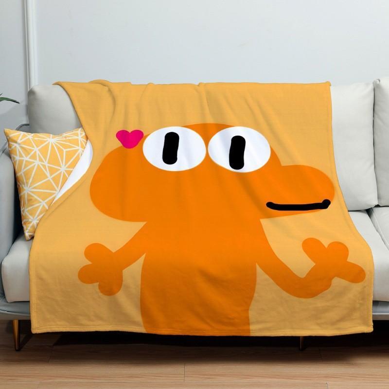 

Friends Roblox Rainbow Flannel Blanket Office Sofa Bed Warm Soft Blanket Winter S жёлтый