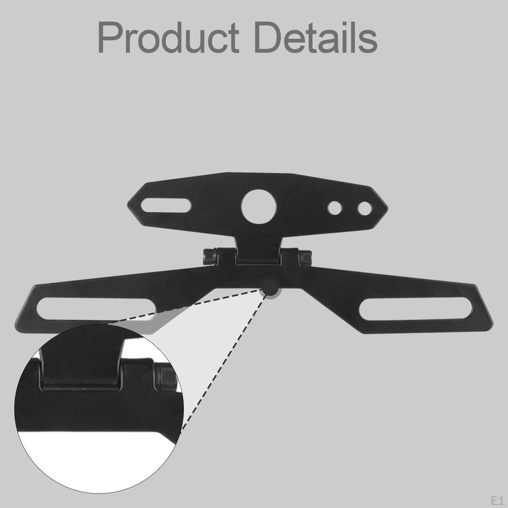 Plate Light Bracket, Replace Premium Easy to Install Lightweight Holder for RV Motorcycles