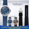Pentru ceasuri Breguet seria Marine de navigație 5517/5527/5547 ceas din cauciuc fluorurat cu lanț de ceas din cauciuc impermeabil pentru bărbați albastru