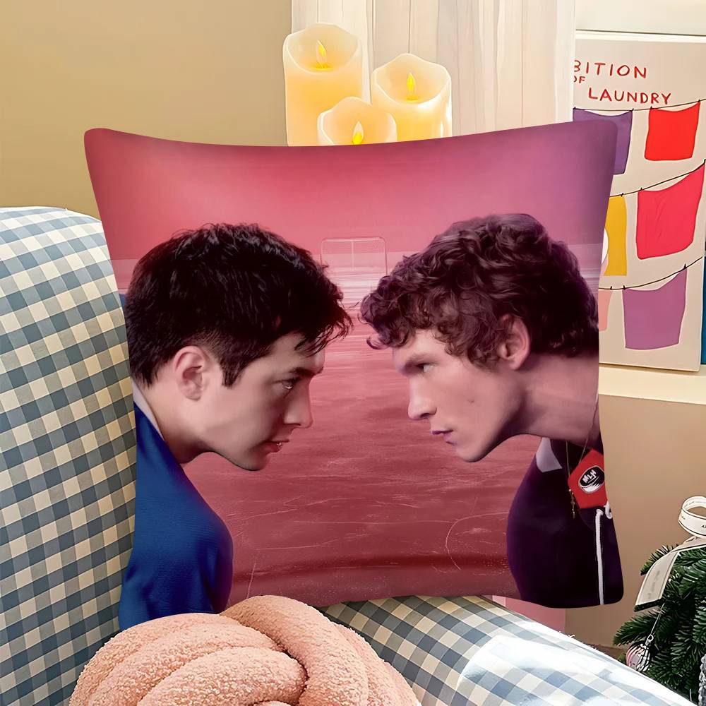 

pc HHeated Rivalry Pillow Case Fashion Square Pillowcase Bedroom Sofa Room Ins Decoration Leisure 40x40 cm