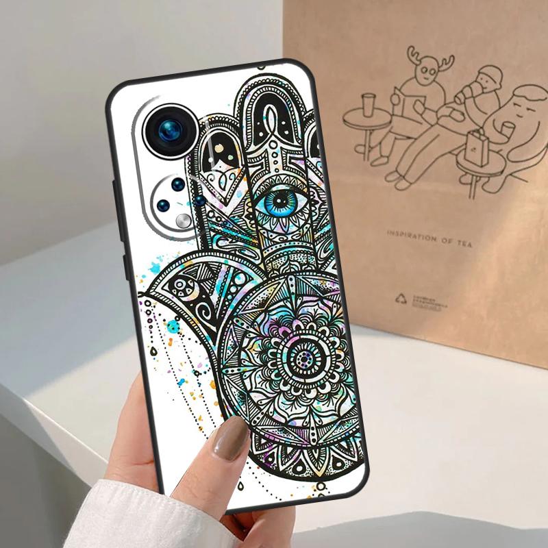 Hamsa Hand of Fatima For Honor Magic 8 Pro 7 6 5 Lite Case For Honor Win RT 200 400 50 70 90 X8b X9a X9b X9c X9d