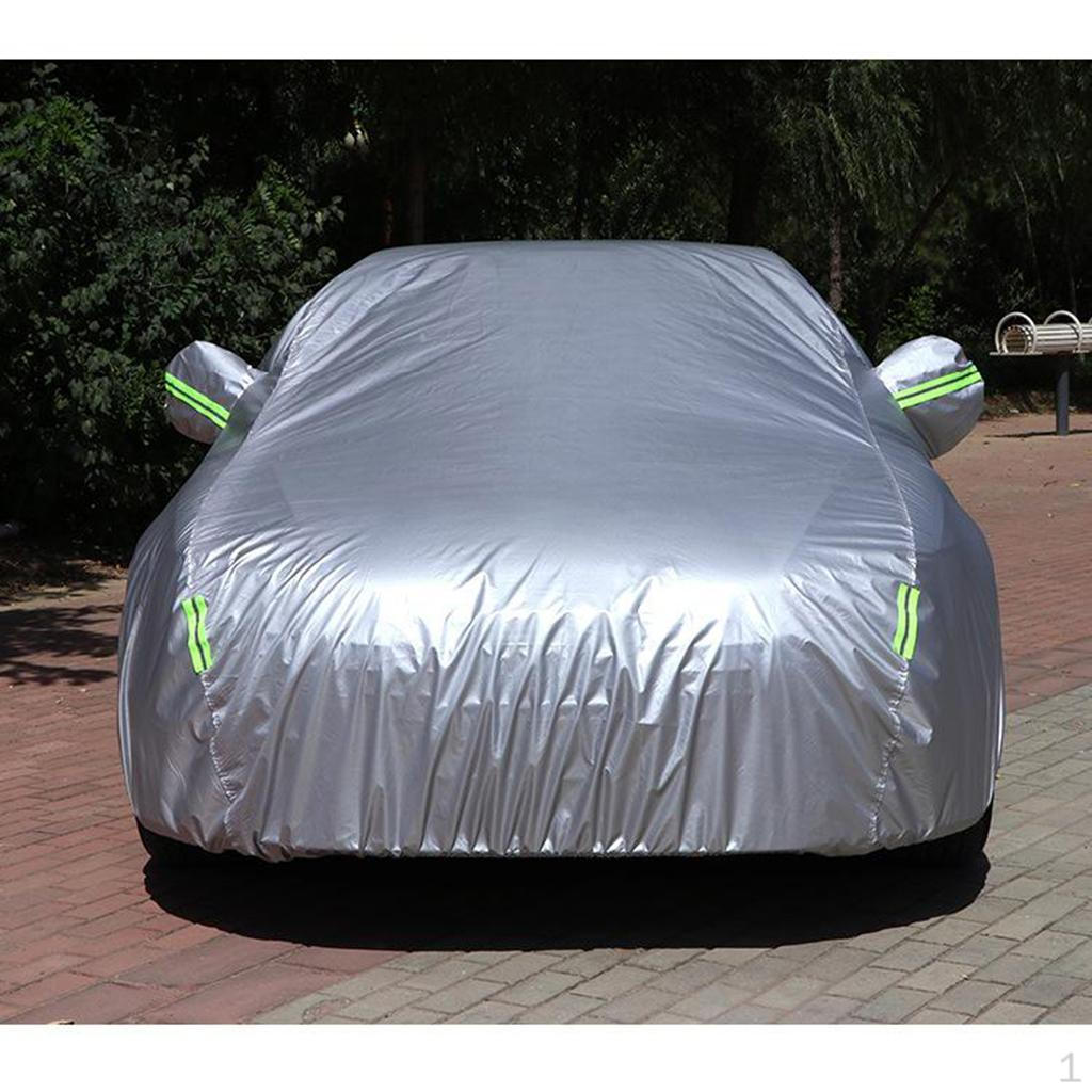

L XL XXL Автомобильный пылезащитный полный чехол Серебристый L