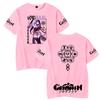 Genshin Impact T Shirt for Men Women Summer Clothing Fitness O Neck Anime Man T-shirt for Male Oversized Men T-shirts Tops