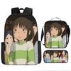 Elementary and Secondary School Students Spirited Away School Bag Hayao Miyazaki Children's Fashion Backpack Waterproof Large Capacity Backpack