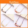 Vintage Graffiti Alphabet Necklace For Women With Copper Geometric Pendant And Colorful Cord