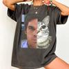 Dexter Morgan Tee, Funny Cat Unisex Heavy Cotton Tee Summer Men's and Women's Loose and Breathable T-shirt Top