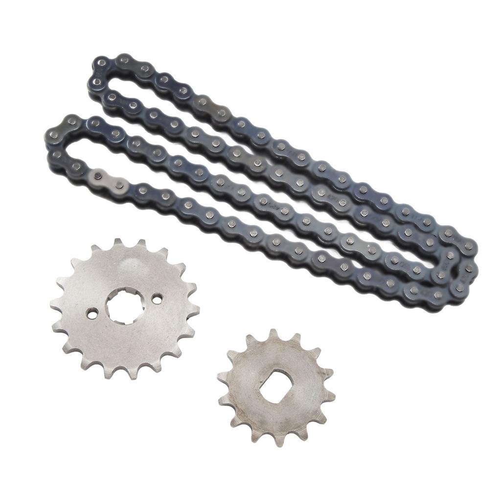 420 18T Front Engine Sprocket 420 60 Links Chain 14T Rear Sprocket Kit For DIY Scooter ATV Bike Motorcycle Bicycle