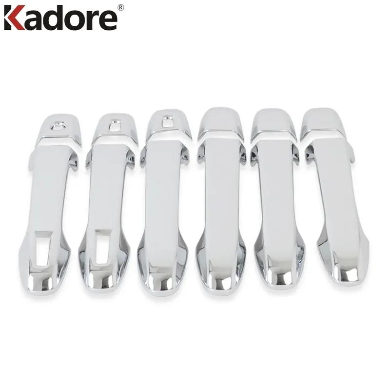 For Toyota Noah Voxy R80 2017 2018    Chrome Car Door Handle Cover Trim Side Handles Catch Cap Overlay Accessories
