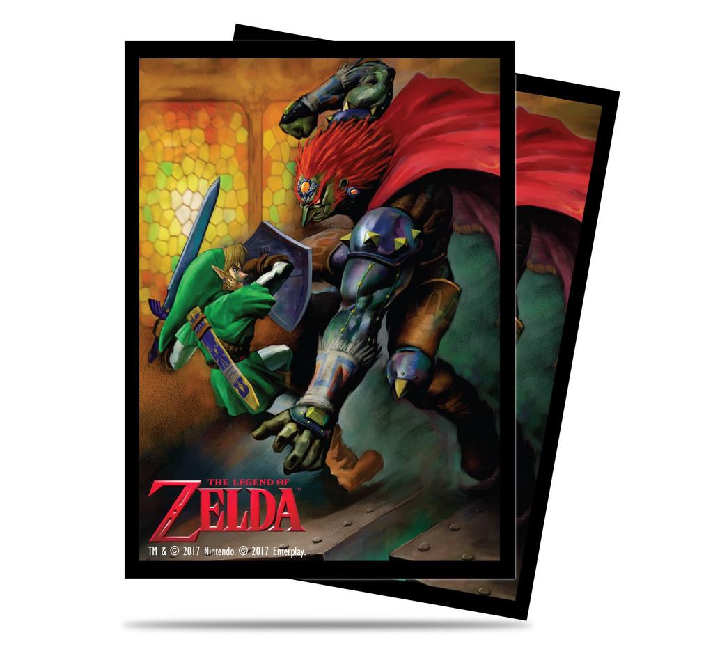 Ultra Pro The Legend of Zelda Link and Ganon Regular Card Deck Protector
