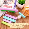 12 Stück/Set Neue Lebensmittel-Snack-Verpackung Clip Beutelverschlussklemme Kunststoff 7/10/15 cm Mehrfarbig Tragbar Organisation Küchenaufbewahrungswerkzeug