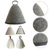 Pure Wool Felt Sauna Hat Russian Banya Cap For Saunahut Bath Shower House Head Protection Sauna Vaporarium Accessories