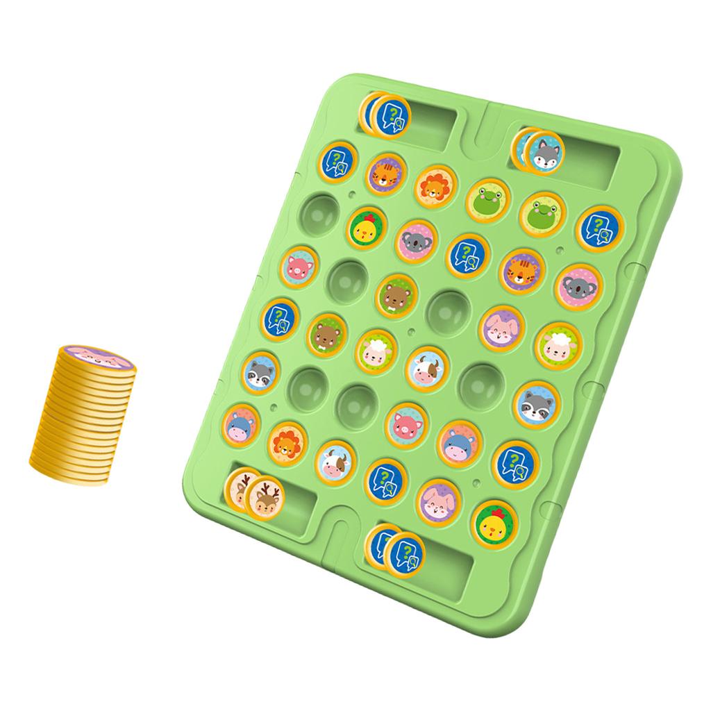 Children Fruit Themed Reversible Board Game for Family Activity Logic Skills Training and Memory Exercise Chess Toy