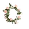 Künstliche Rosenblumenranke 180cm Gefälschte Rosenkette Seidenblumen Hochzeitsdeko Partyhintergrund Bogen Blumengirlande für Heimhänge-Deko, 1 Stück