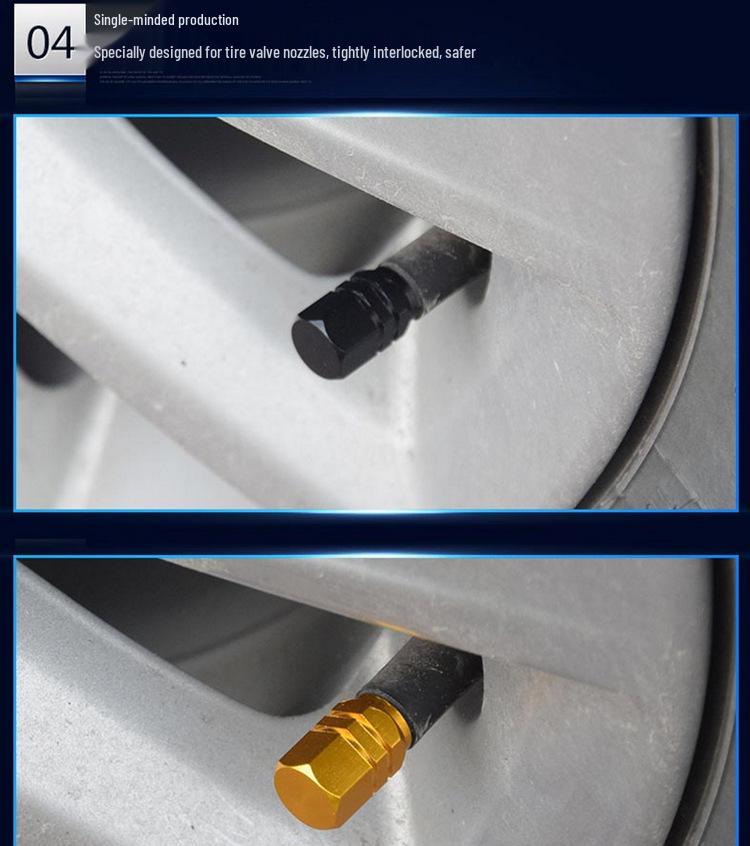 Aluminum Tire Valve Stem Caps for Car Wheels