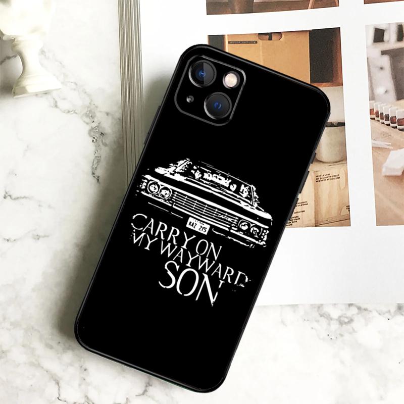Supernatural CARRY ON WAYWARD SONS Phone Case For iPhone 17 16 14 13 12 11 15 Pro Max Plus 12 13 Mini 16e 17 Air Cover Coque