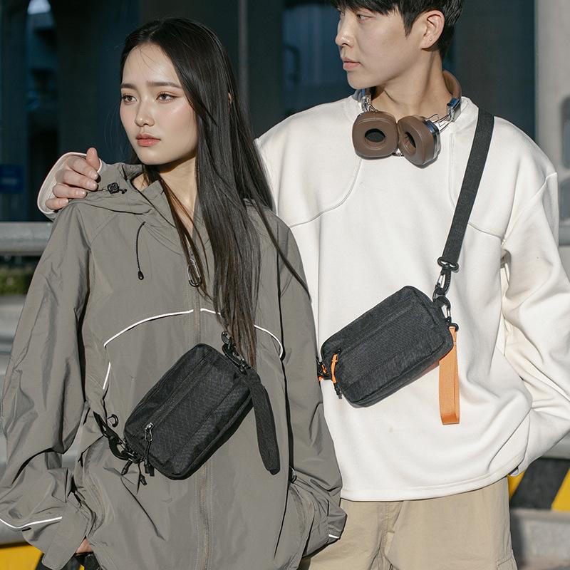 Crossbody Bag Women's Simple Casual Outdoor Lightweight Trendy Shoulder Bag Men's Tooling Commuter Mobile Phone Bag