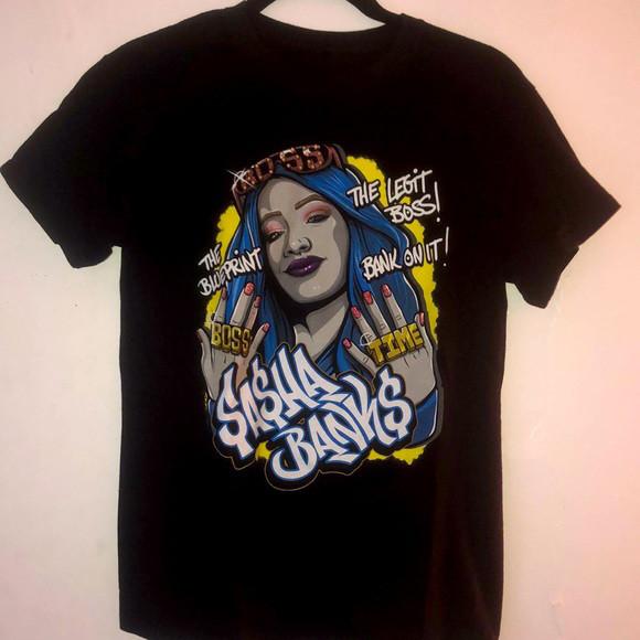 SASHA BANKS Cotton Unisex All Size S To 5Xl T-shirt