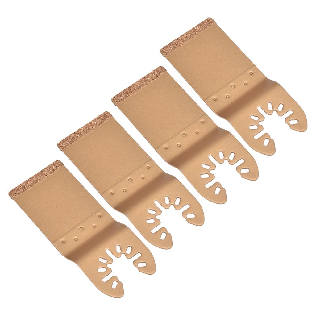 4Pcs Carbide Oscillating Saw Blade Universal Oscillating Tool Blades for Wood Plastic Opening Holes