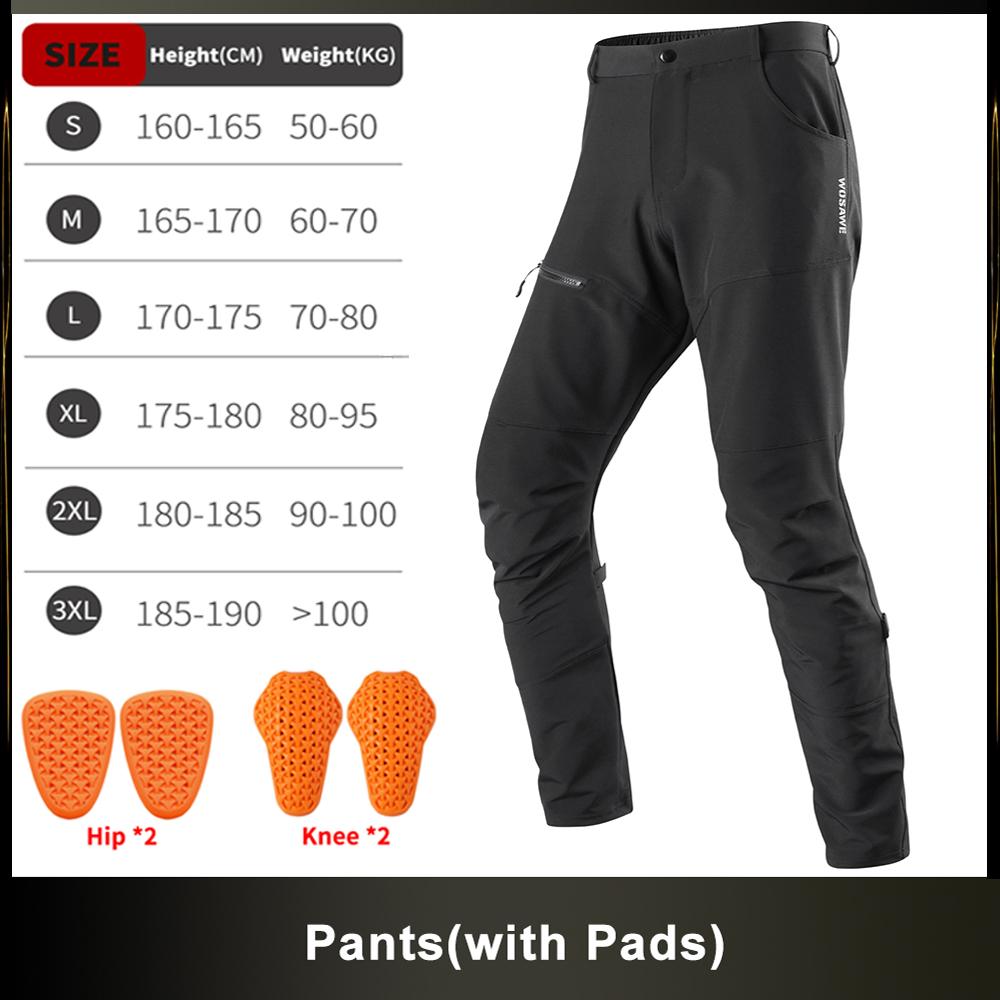 WOSAWE Herren Motocross Jacke Motorradhose CE Körper Weiche Protektoren Hemden Reflektierend Anti-Sturz Moto Racing Schutzkleidung