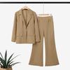 ZANZEA Women Long Sleeve Cardigan Blazer and Pants Casual Two Piece Suit Sets