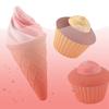 Cake Spinning Toys Thanksgiving, Halloween, Christmas Birthday Gifts 8-Piece Children'S Diy Toys Ice Cream