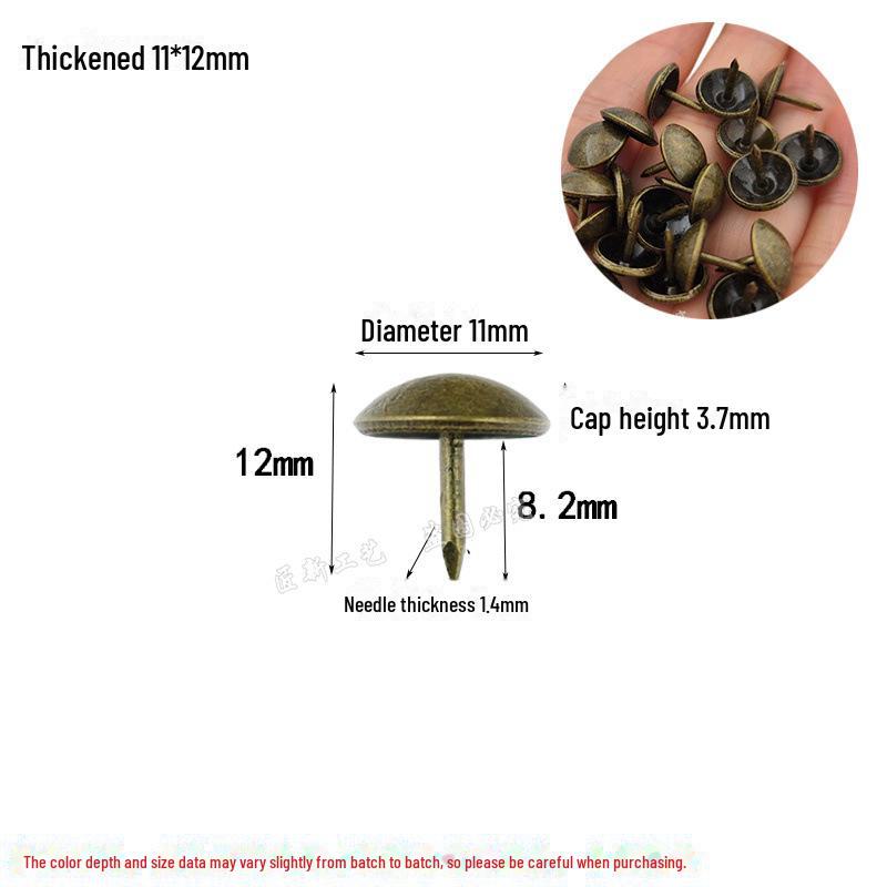 Antike Eisenblase Dekorative Rundkopf Sofanägel für DIY Möbel und Weich-/Hartverpackungen