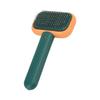 Dog Hair Brush Remove Floating Hair Multifunctional Self Cleaning Slicker Brush for Pets Cats DogsOrange Green