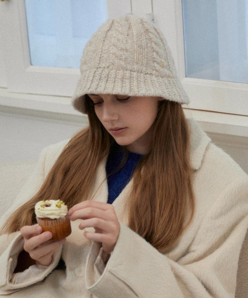 Tatiana Classic Cable Knit Bucket Hat Ht8165 2 Colors
