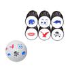 Golf Ball Stamper Plastic Stamp Marker Golf Ball Alignment Marking Tool Golf Ball Identity Marker for Golfer Gift
