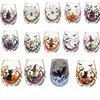 Pumpkin Tentacle Halloween Glass Skull Ghost Drinking Wine Cup Gothic Halloween Art Cup  Cocktail