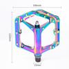 Bicycle Pedals Colorful Cycle Road Bike Pedals Non Slip Aluminium MTB Bike Pedals