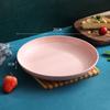 Nordic Wheat Straw Plate Fruit Plate Vegetable Plate Plastic Spitting Bone Plate Dried Fruit Plate Tableware Large Plate