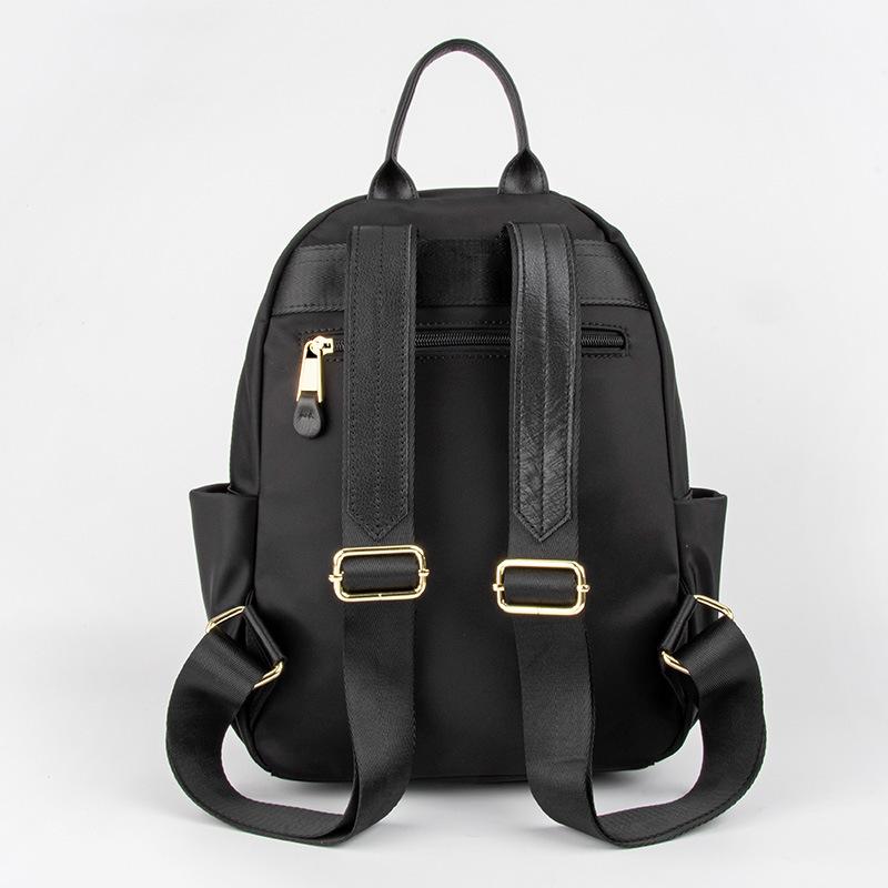 Trendy and Fashionable Leather Backpack for Ladies, Simple and Casual Student Book Bag, Top-grain Leather Backpack with A High-end Feel