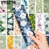 WTEMPO Flower Printed Can DIY Writable Paper Bookmarks Reading Marks Small Cards Cultural and Creative Small Gifts for Book Lovers & Readers