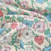 100*145cm High-density Cotton Poplin Plant Flower Printed Fabric For Diy Sewing Dolls Kid Dress Apparel Quilted Bedding Textiles