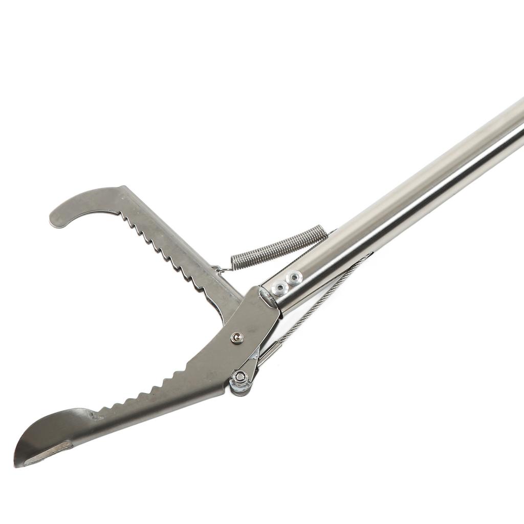 Krabbtång i rostfritt stål Skidmotstånd Slitsad spetsdesign Multifunktionell fiske sax-tång för fiske