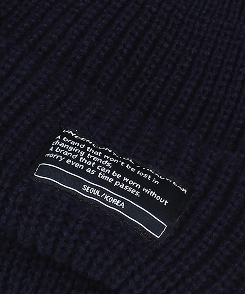 Eondeokeonteulol Winter Short Beanie Beanie / Monk Fit / Navy
