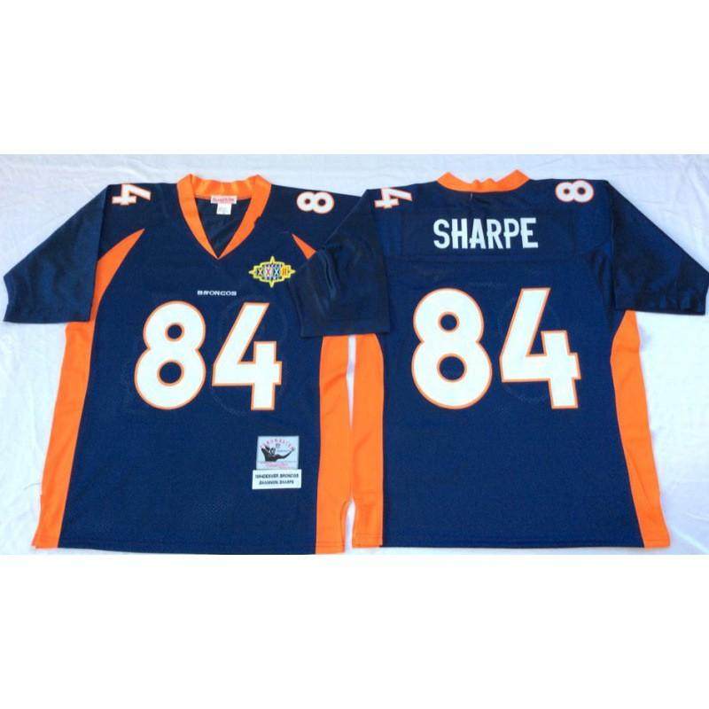 Denver Broncos Hall Of Fame 84 Vintage Rugby Jersey Embroidered Football Fan Apparel Men