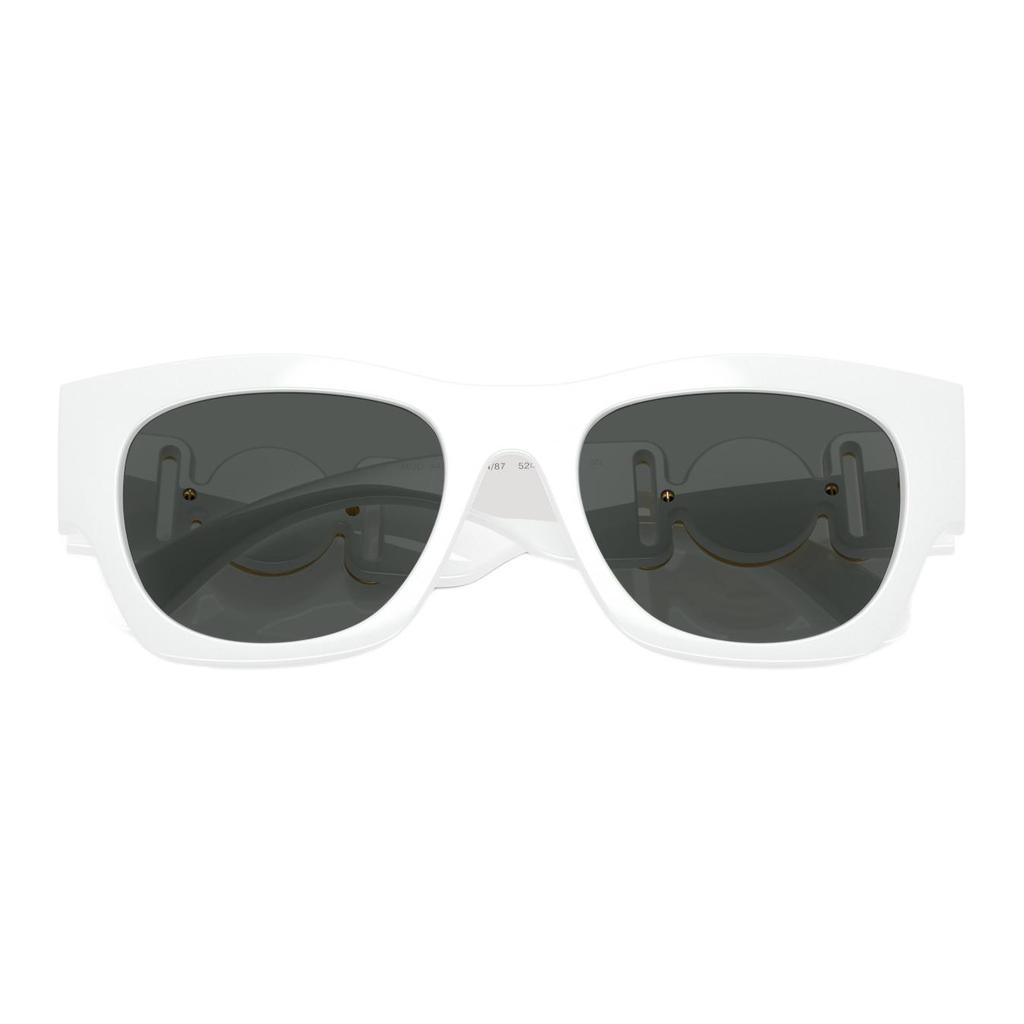 Versace Logo Design Square Sunglasses Unisex sunglasses White 0VE4479U-314/87